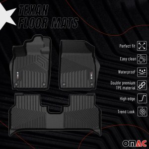 Volkswagen ID.4 Floor Mats - Front + Rear - Omac - Texan - 2020